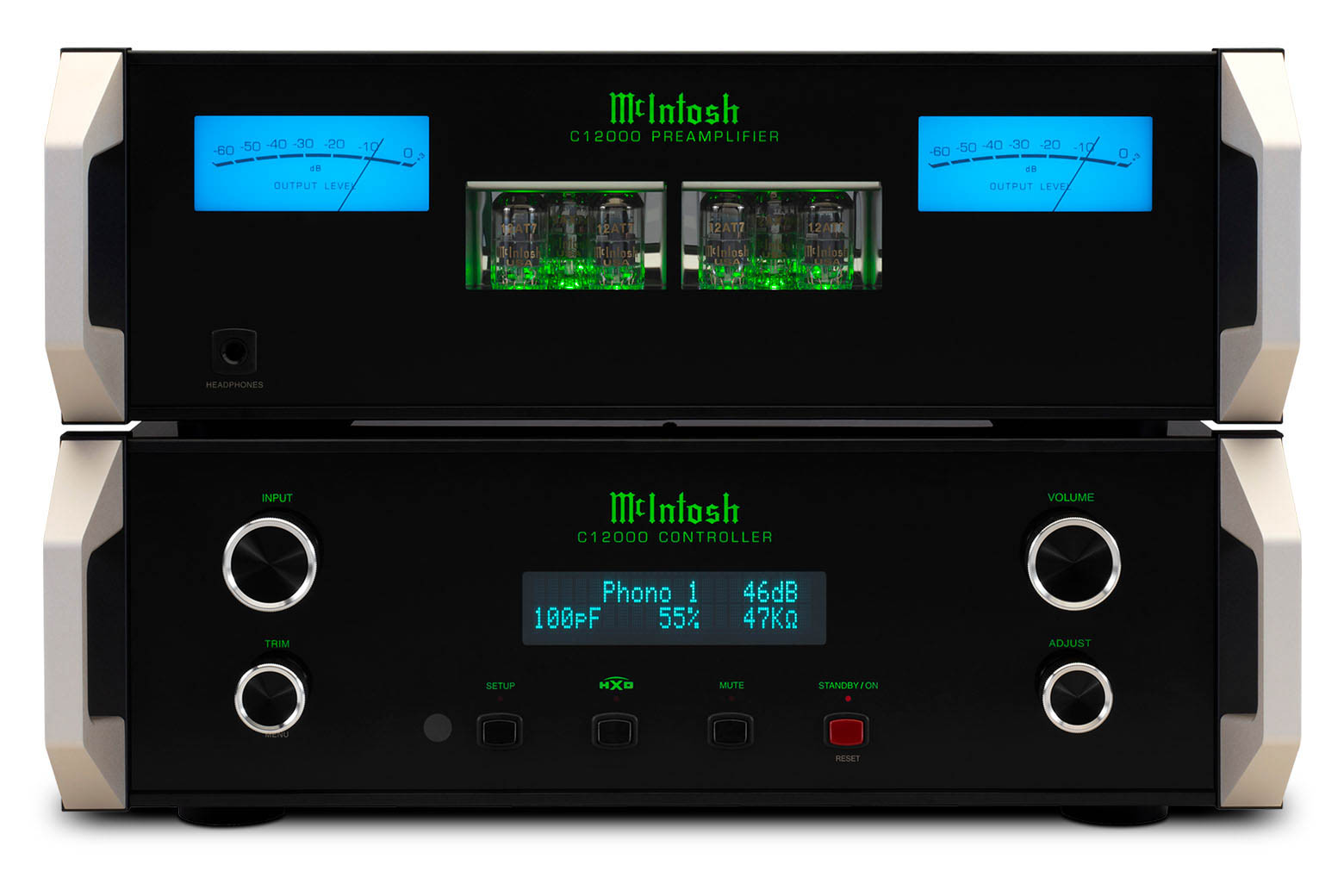 C12000 2-Channel Solid State and Vacuum Tube Preamplifier