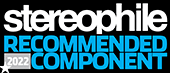 Stereophile 2022 Tavsiye Edilen Bileşen logosu